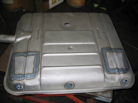 7. All the holes in the tank have been completely welded closed including the rotten areas, if any.