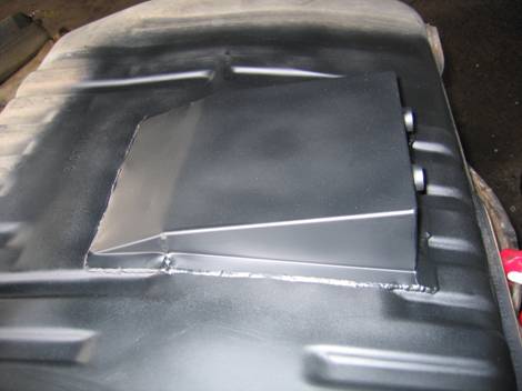 13. Sump has been installed